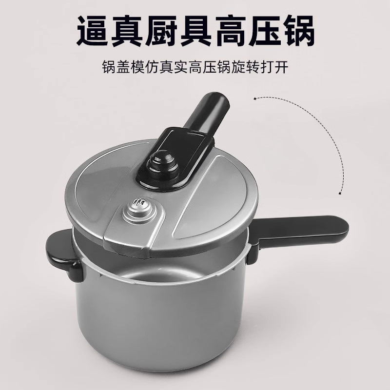 Children's Kitchen Cooking Toys Full Set of Simulated Fun Spray Multi-Functional Stove Baby Play House Cooking Gift - image 3