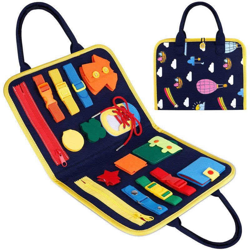 Cross-border Felt Learning Board Busy Board New Hot Selling Children Early Education Intelligence Development Felt Busy…