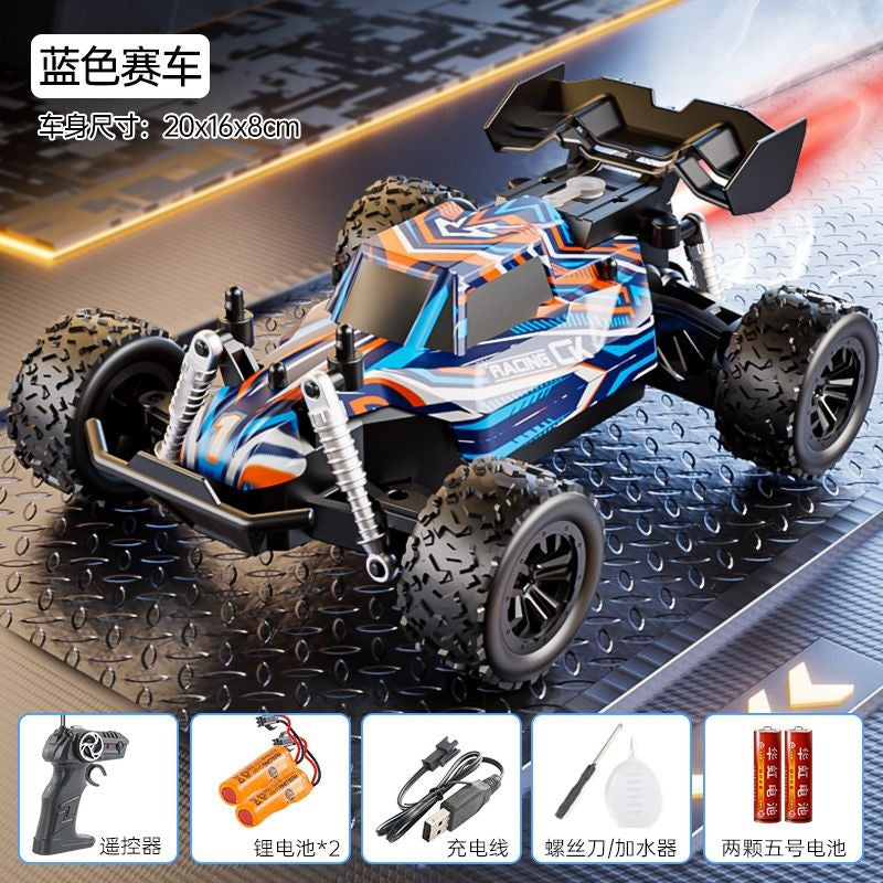 Large remote control car with spray function, high-speed off-road climbing car, racing car, outdoor toy car for boys…