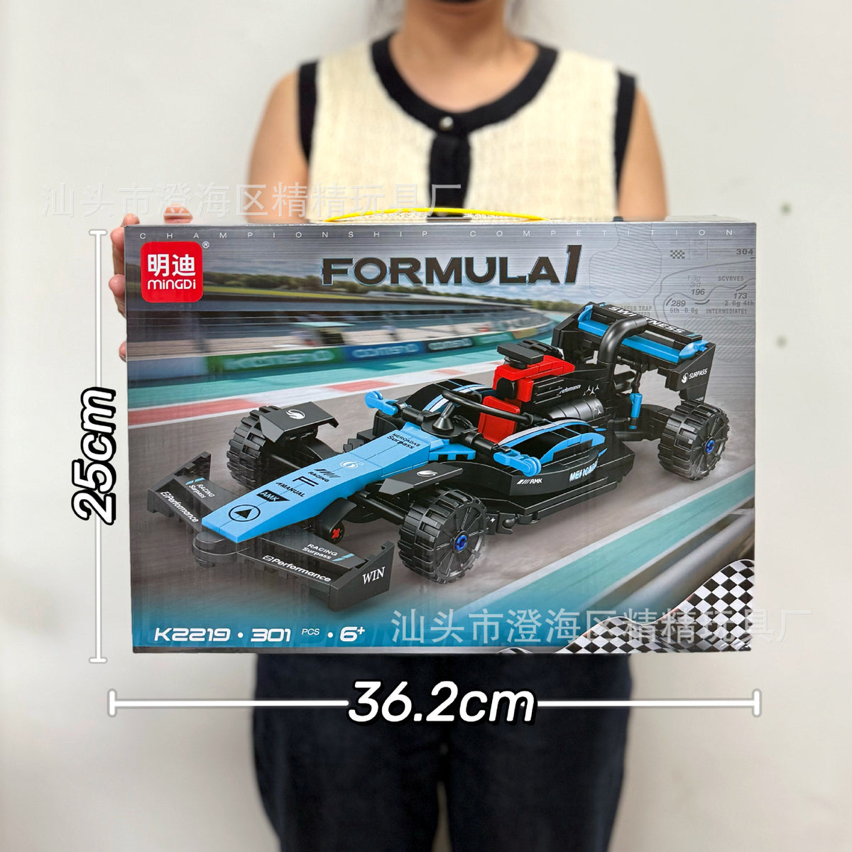 Educational Toys, Small Particle Building Blocks, Racing Car, High-Difficulty Assembly Building Block Toys, Large Gift Box…