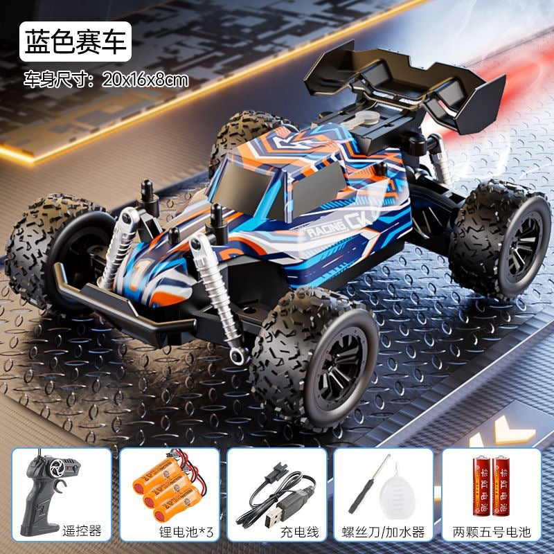 Large remote control car with spray function, high-speed off-road climbing car, racing car, outdoor toy car for boys…