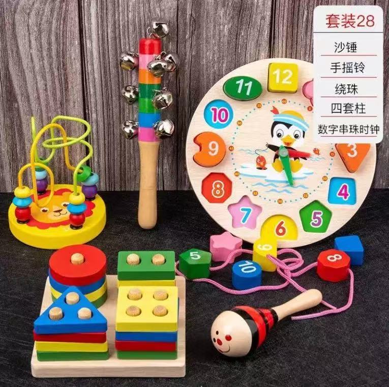 Early Education Educational Toys for Children, Wooden Baby Music Toys, Orff Musical Instruments, Wooden Instrument Set…