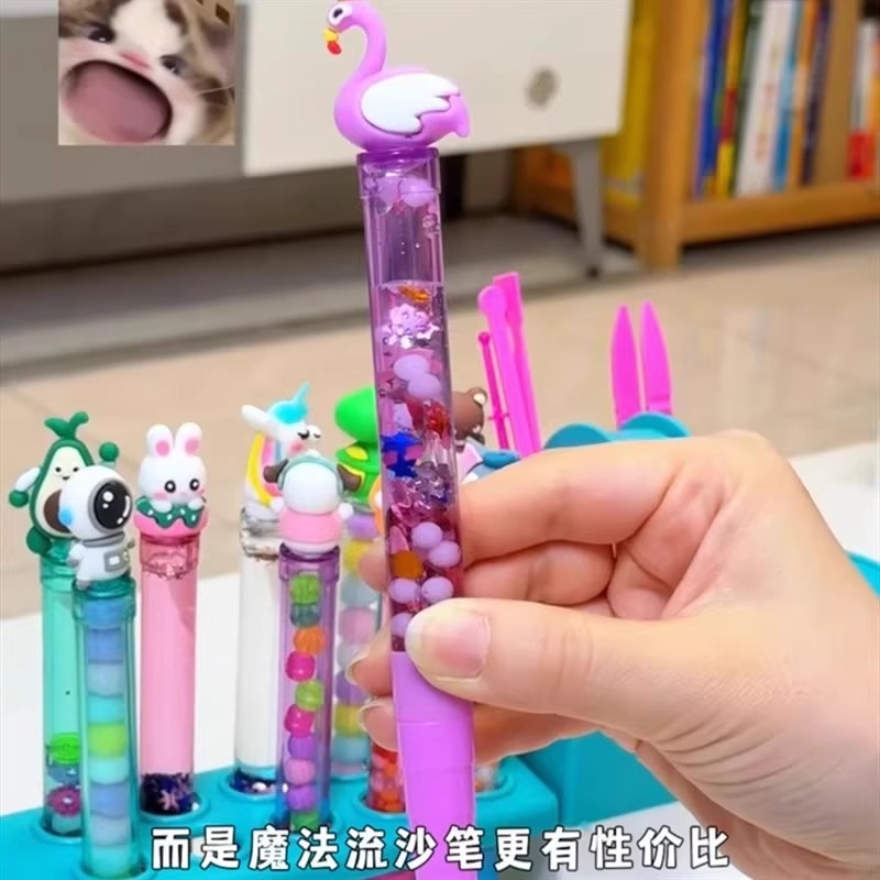 DIY Magic Quicksand Pen Cross-Border New Handmade Pen Set Children's Art Creative Educational Toy Gift - image 4