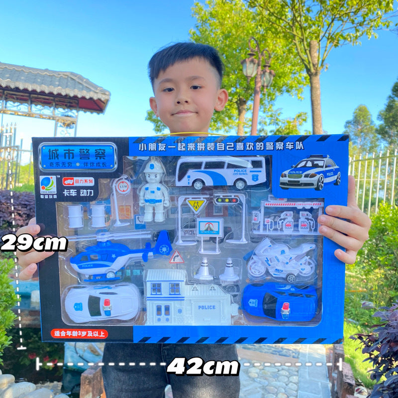 Wholesale Construction Vehicles, Fire Truck Models, Inertia Pull-Back Car Sets, Engineering Toy Cars, Boys' Toys, Street…