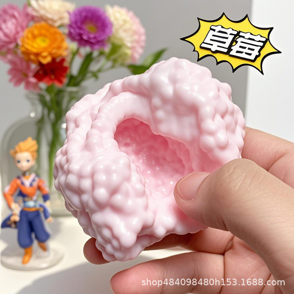 Ice skin glutinous rice paste kneading music hand-made ball needle tube manual diy shapeable slow rebound decompression toy…