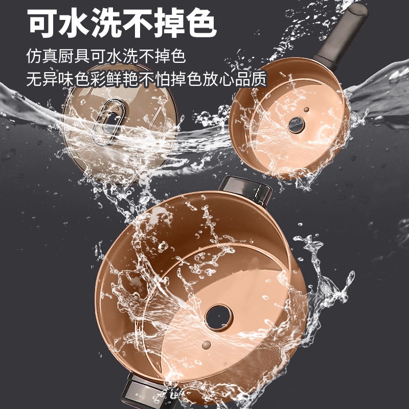 Children's Kitchen Cooking Toys Full Set of Simulated Fun Spray Multi-Functional Stove Baby Play House Cooking Gift - image 2