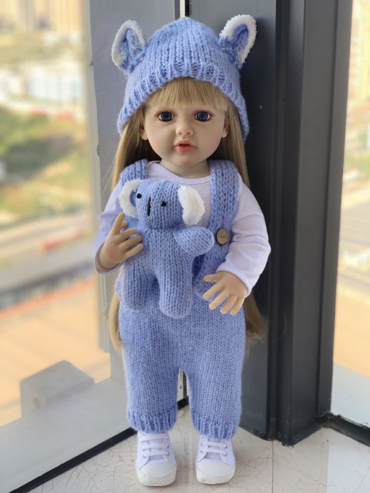 Cross-Border New Product 22inch Dudu Realistic Reborn Doll Pretend Play Girl Toy Gift Realistic Doll Toy - Dudu baby girl 8…