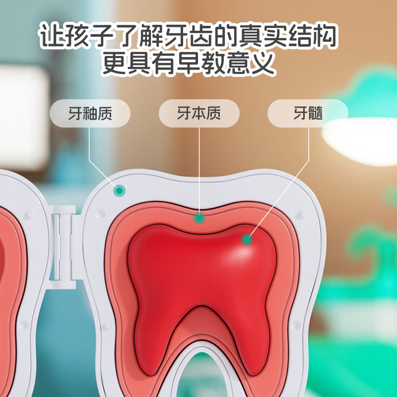 Children play house toys simulation dental doctor can water injection boys and girls toys suit - image 4