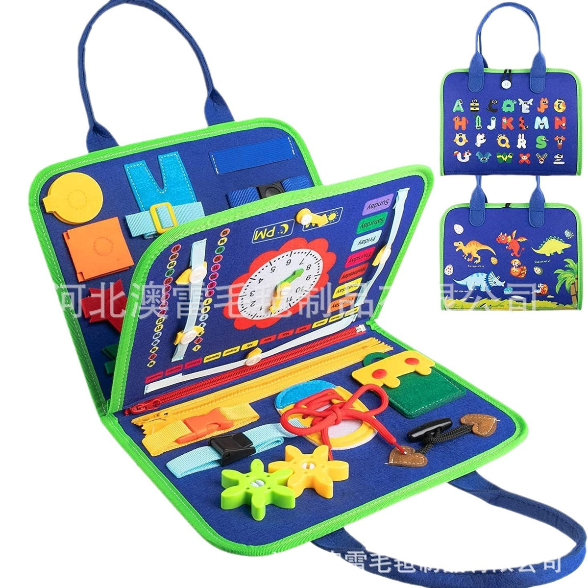 Cross-border Felt Learning Board Busy Board New Hot Selling Children Early Education Intelligence Development Felt Busy…