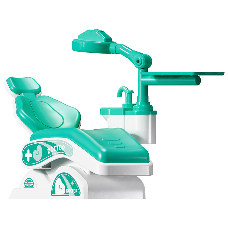Children play house toys simulation dental doctor can water injection boys and girls toys suit - image 6