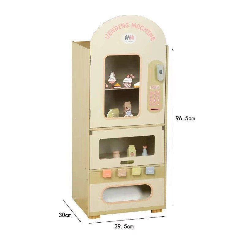 Danish Children's Pretend Play Kitchen Cooking Toy Set with Realistic Sound and Light, Refrigerator, and Wooden Stove…
