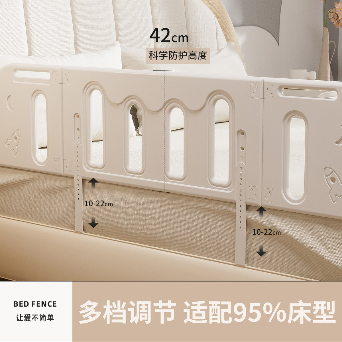 Indoor home baby single-sided bed rail, anti-fall safety guard, child and baby bed safety barrier4.4Ranked 3rd on the list…