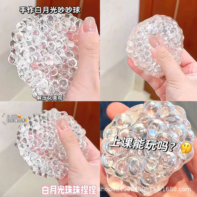 Ice skin glutinous rice paste kneading music hand-made ball needle tube manual diy shapeable slow rebound decompression toy…