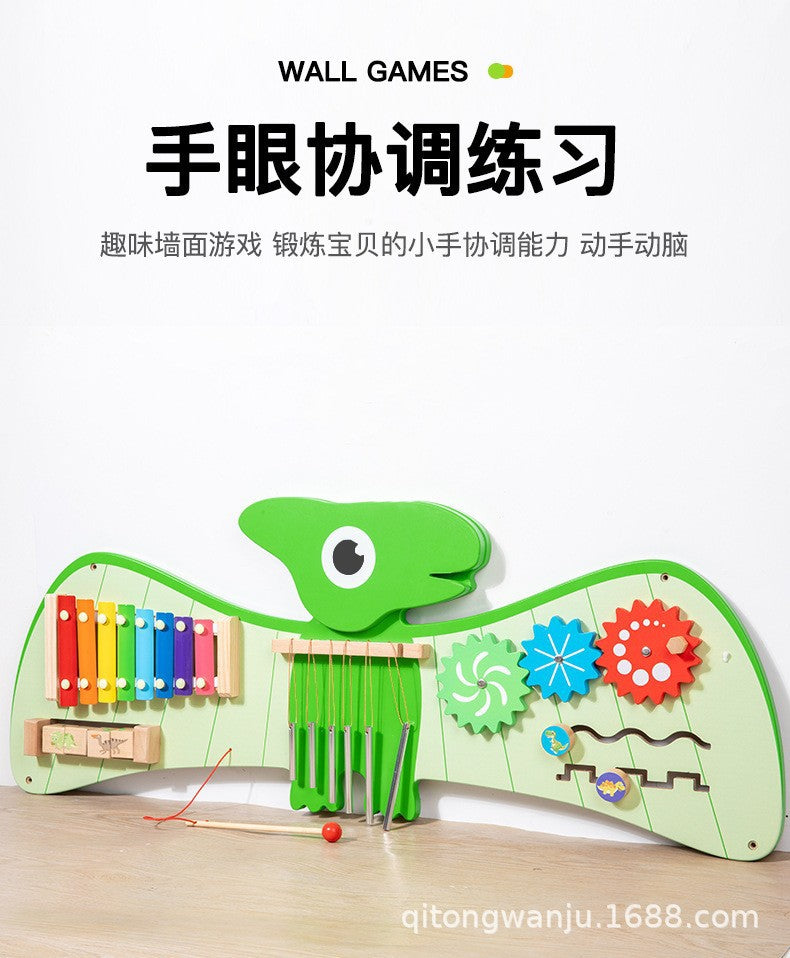 Early Childhood Education Enlightenment Animal Wall Game Decorative Pendant Wall Cardboard Parent-Child Interactive Wooden…
