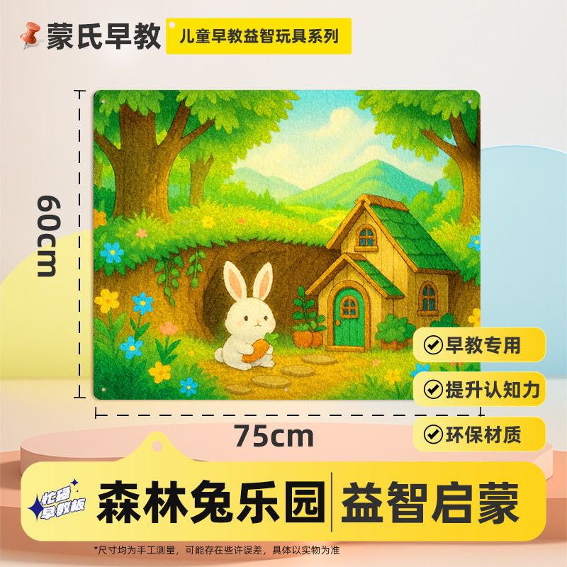 Fruit Cutting Fun Felt Board Busy Board Baby Montessori Early Education Educational Toy Board Fruit Picking Fun Learning…