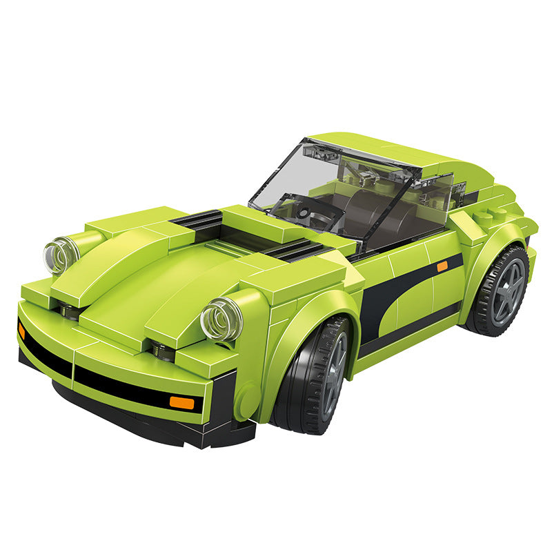 Wange Supercar Building Block Assembly Toy Educational Small Particle Children's Car Model - image 5