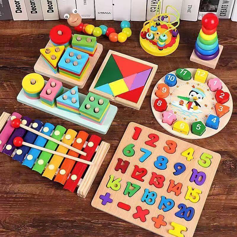Early Education Educational Toys for Children, Wooden Baby Music Toys, Orff Musical Instruments, Wooden Instrument Set…