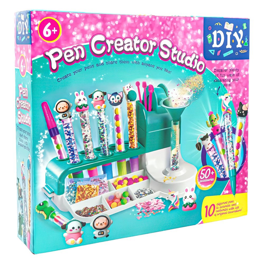 DIY Magic Quicksand Pen Cross-Border New Handmade Pen Set Children's Art Creative Educational Toy Gift - Diy magic…