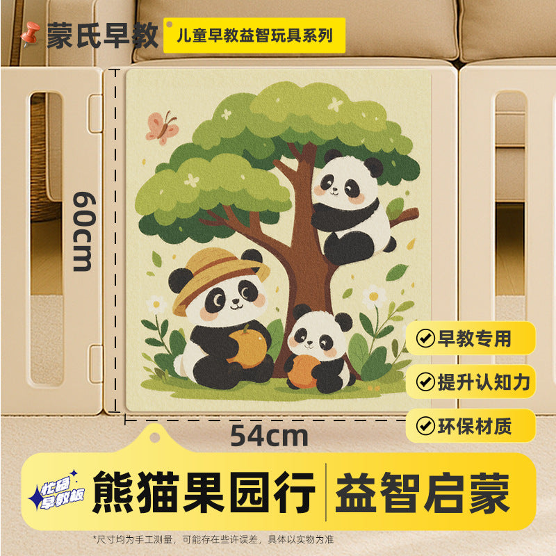 Fruit Cutting Fun Felt Board Busy Board Baby Montessori Early Education Educational Toy Board Fruit Picking Fun Learning…