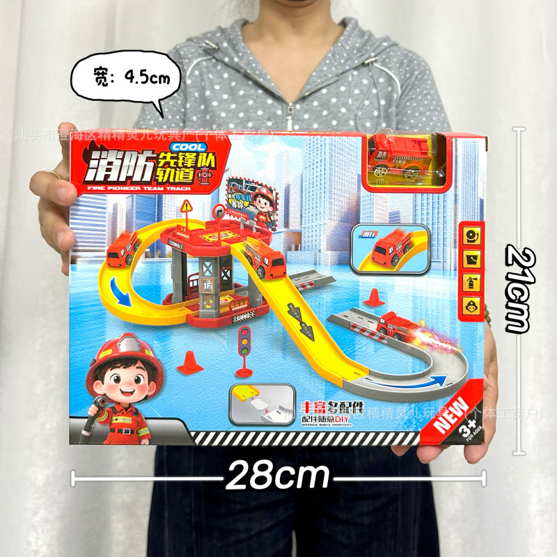 Wholesale Construction Vehicles, Fire Truck Models, Inertia Pull-Back Car Sets, Engineering Toy Cars, Boys' Toys, Street…