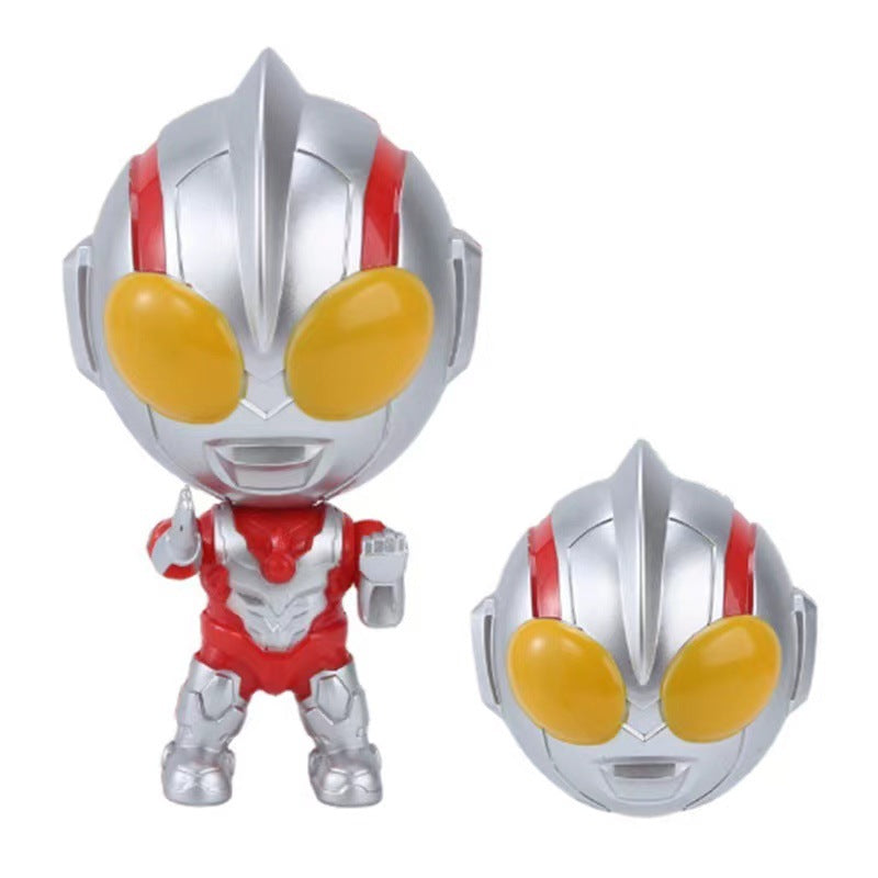 Authentic Ultra Superman Q Version Doll Transforming Robot Model Gashapon Gift Boys and Girls Toys Gifts Wholesale - image 5