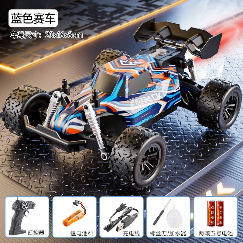 Large remote control car with spray function, high-speed off-road climbing car, racing car, outdoor toy car for boys…