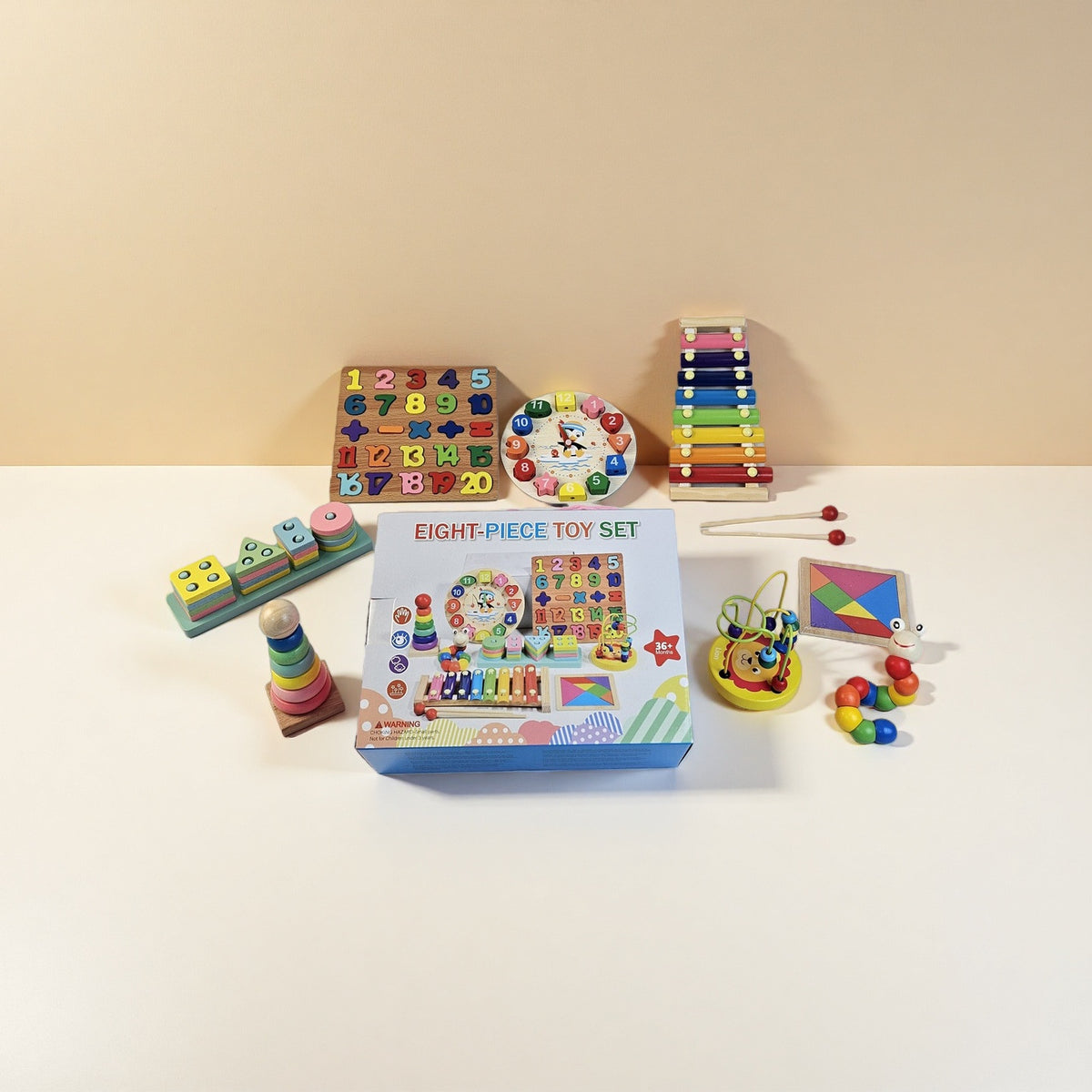 Early Education Educational Toys for Children, Wooden Baby Music Toys, Orff Musical Instruments, Wooden Instrument Set…