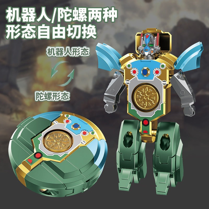 Genuine Transforming Robot Fidget Spinner Children's Toy Rotating Stress-Relief Mechanical Finger Spinner Small Toy…