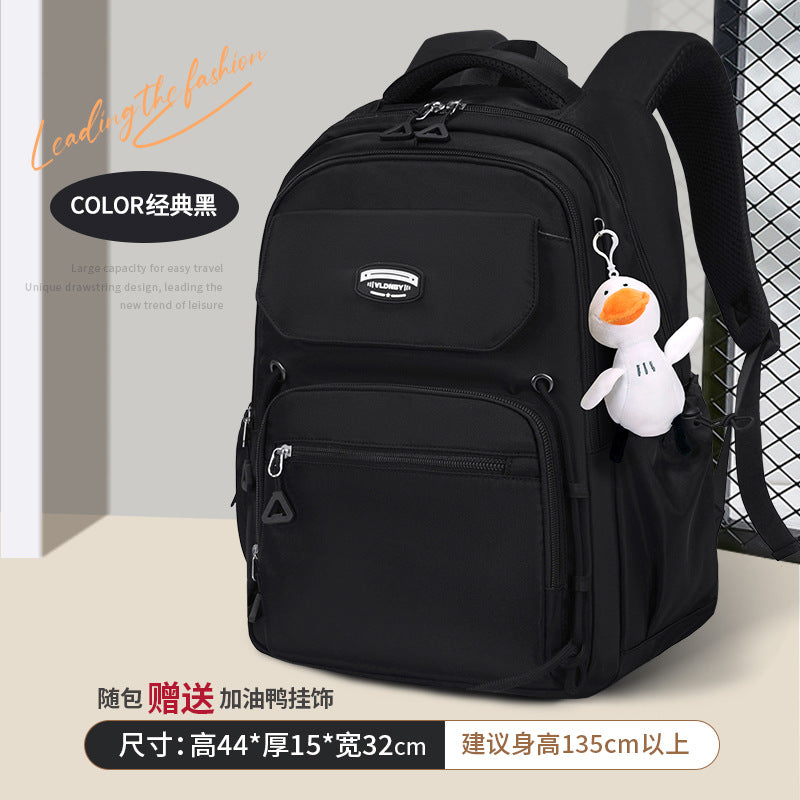 Middle School, High School, and College Students' Schoolbags Are Unisex, Casual, Ultra-Light, Large-Capacity, Sta…
