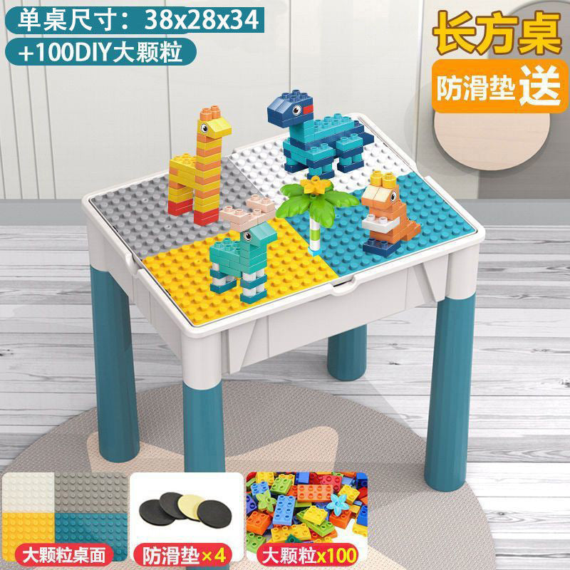 Compatible with Most Large Building Block Tables, Large-Sized Assembly Toys, Educational Children's Toys, Multi-Functional…