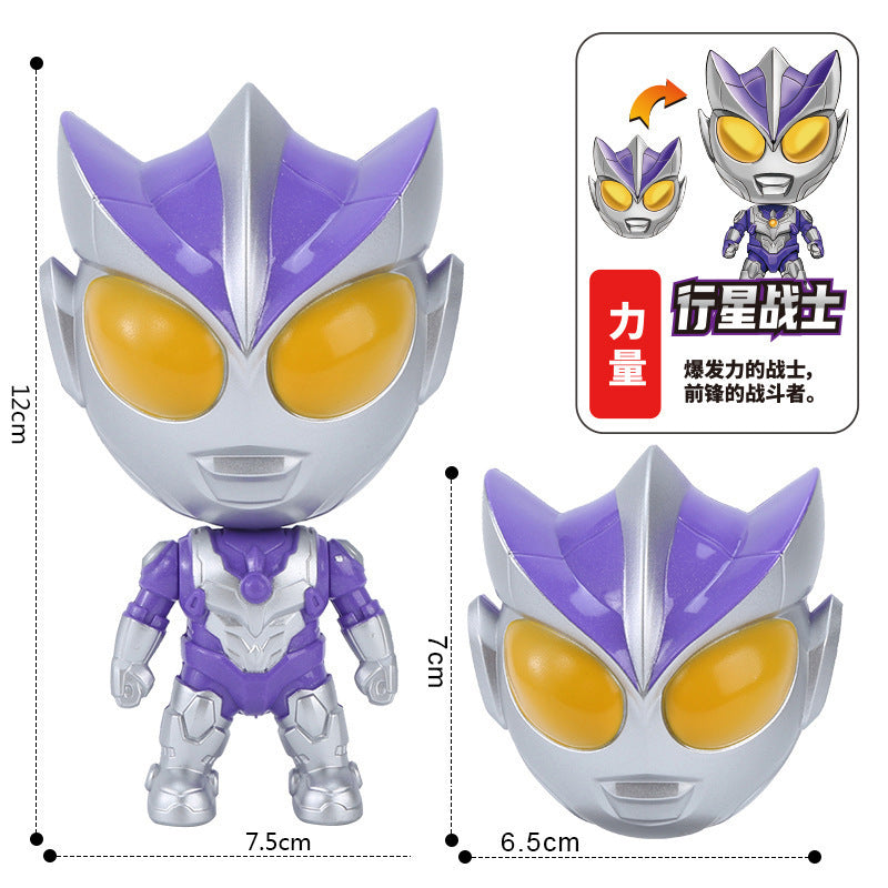 Authentic Ultra Superman Q Version Doll Transforming Robot Model Gashapon Gift Boys and Girls Toys Gifts Wholesale - Planet…