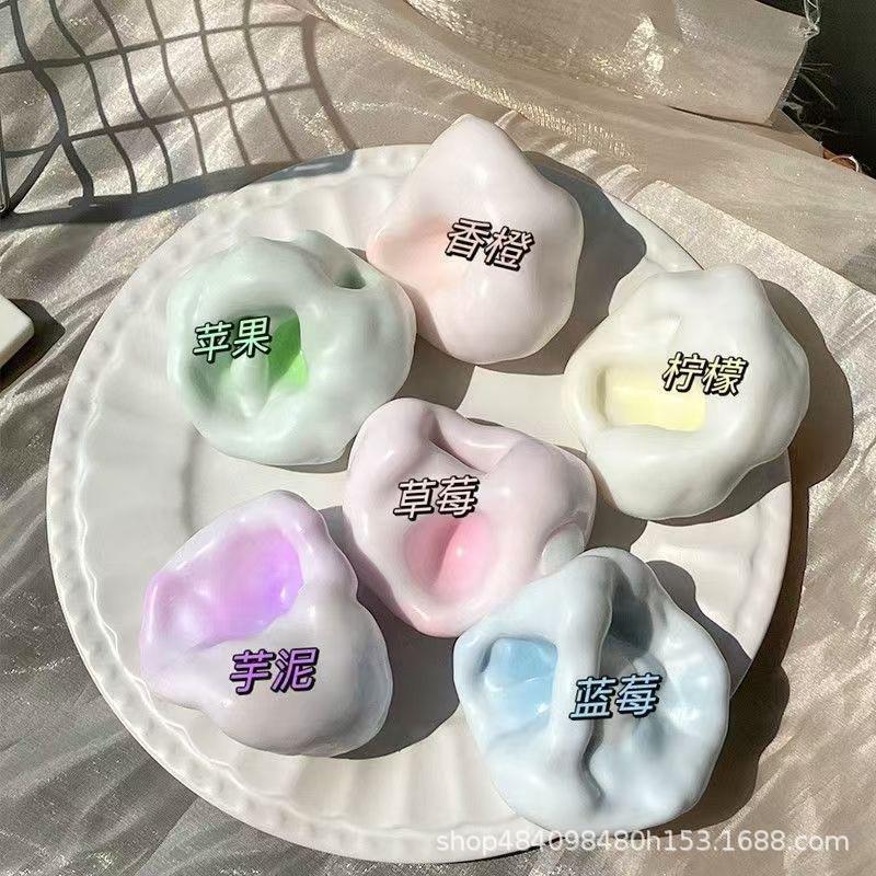 Ice skin glutinous rice paste kneading music hand-made ball needle tube manual diy shapeable slow rebound decompression toy…