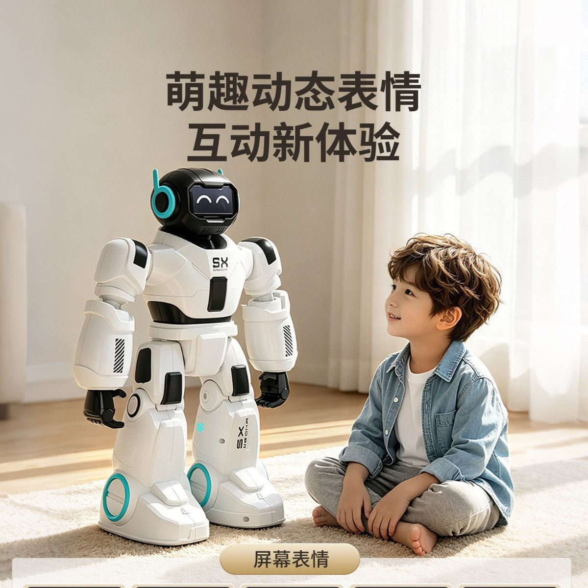 Ai Intelligent Conversation Robot Doubao Qianwen Ai Connected Singing and Dancing Sensor Interactive Gift Robot - image 4