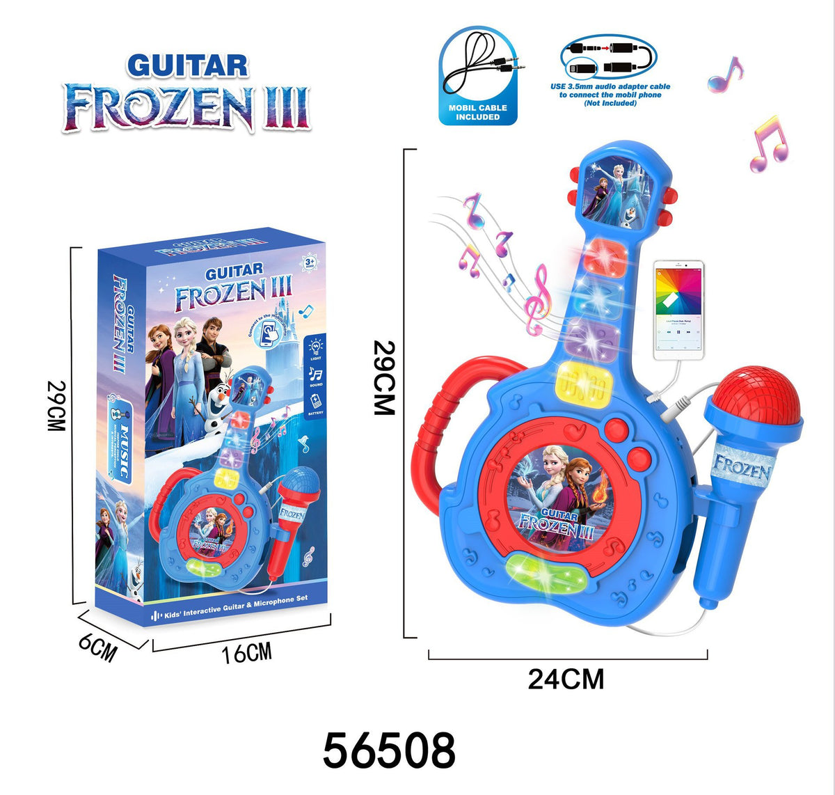 Amazon foreign trade children's microphone toys cool 5 lights boys and girls microphone play songs toys wholesale - 56508…