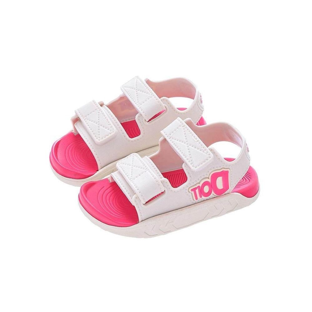 Children s sandals are suitable for wet water and anti slip Boys beach shoes are cool and fashionable 2024 summer new item (Size23.25, Pink) - BaBy's World