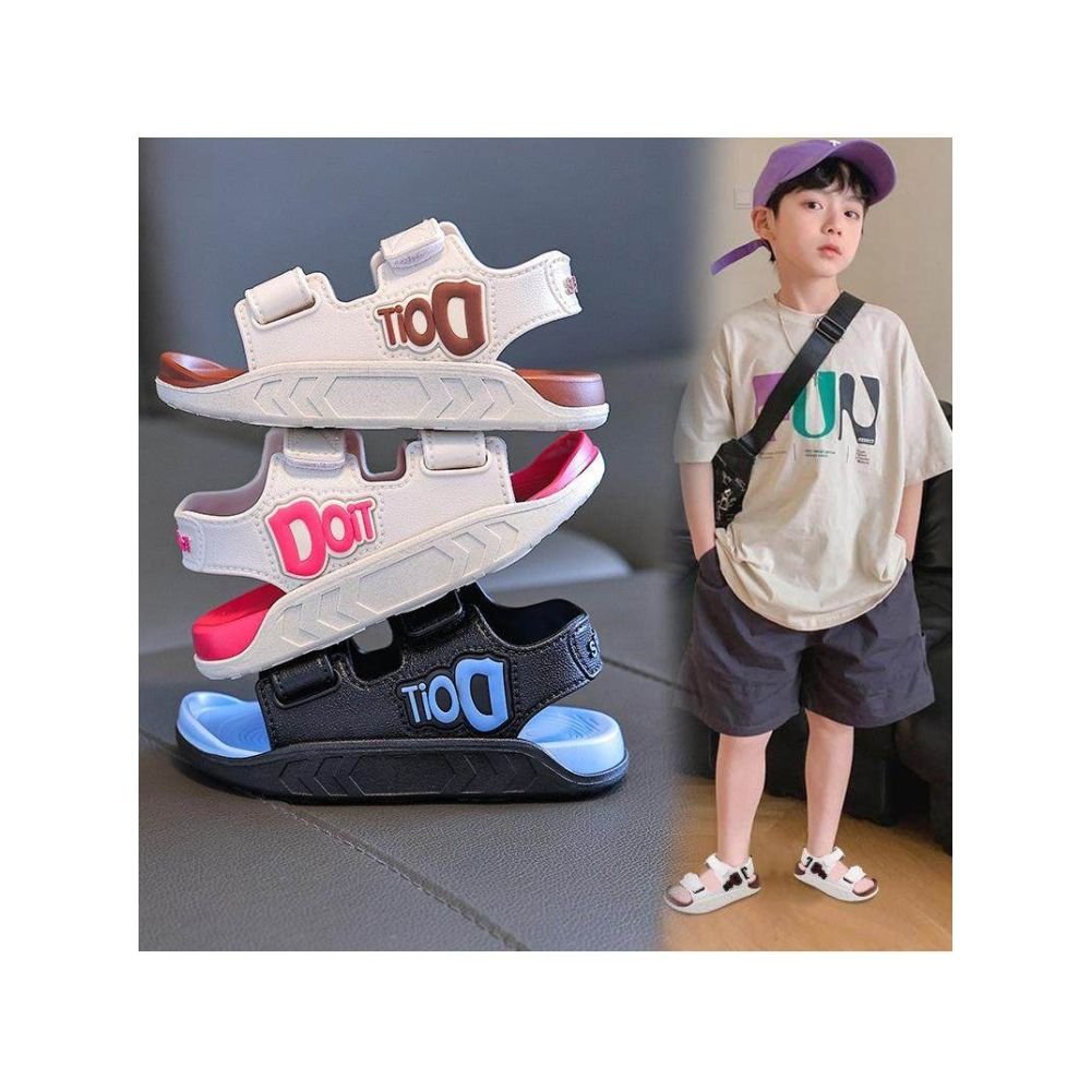 Children s sandals are suitable for wet water and anti slip Boys beach shoes are cool and fashionable 2024 summer new item (Size23.25, Pink) - BaBy's World