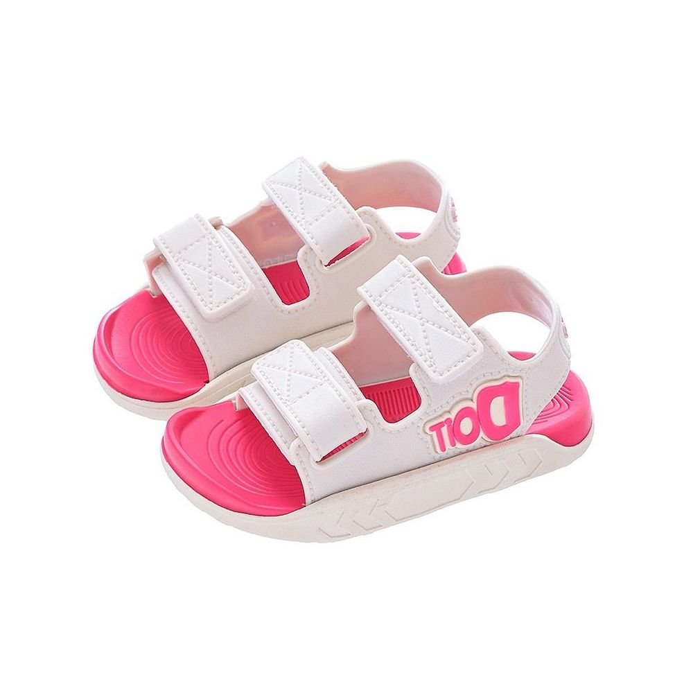 Children s sandals are suitable for wet water and anti slip Boys beach shoes are cool and fashionable 2024 summer new item (Size23.25, Pink) - BaBy's World