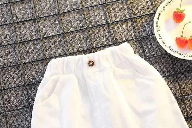 Childrenboys Shirt Shorts - ChildrenBoys T-shirt Shorts Clothing set Kids Clothes Children's Sets Summer Cotton Short sleeve