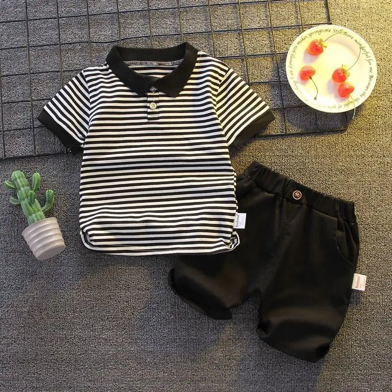 Childrenboys Shirt Shorts - ChildrenBoys T-shirt Shorts Clothing set Kids Clothes Children's Sets Summer Cotton Short sleeve