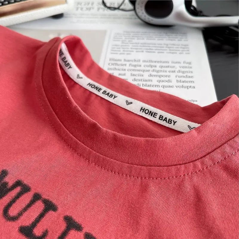 Children Clothes Summer - Children's Clothes Summer Thin Loose Casual Kids Tracksuit Popular Design Baby Boy Short Sleeve