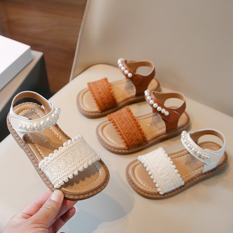 Children's Fashionable Pearl Beach Sports Sandals - BaBy's World