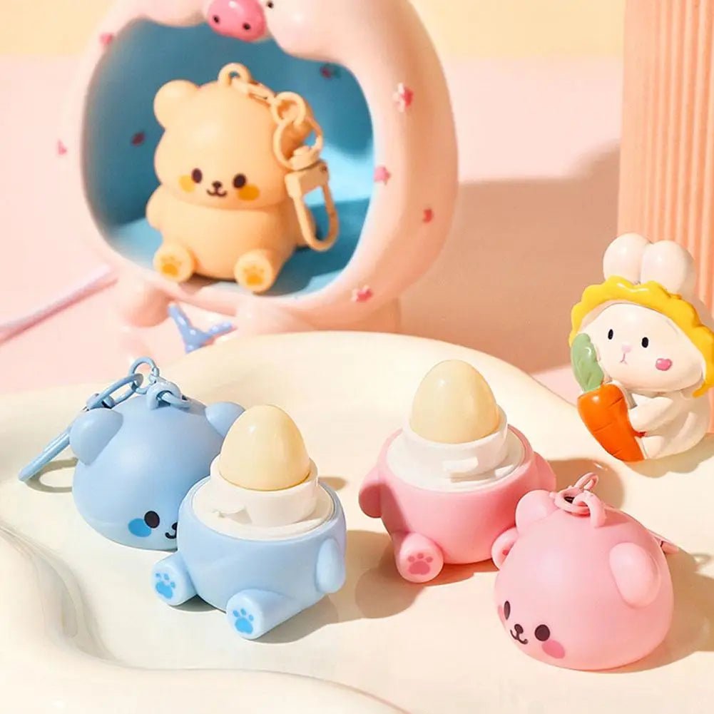Children's Little Bear Lip Balm Moisturizing Anti-cracking Anti-peeling Baby Lip Balm Gentle Non Irritating Lip Skincare - BaBy's World