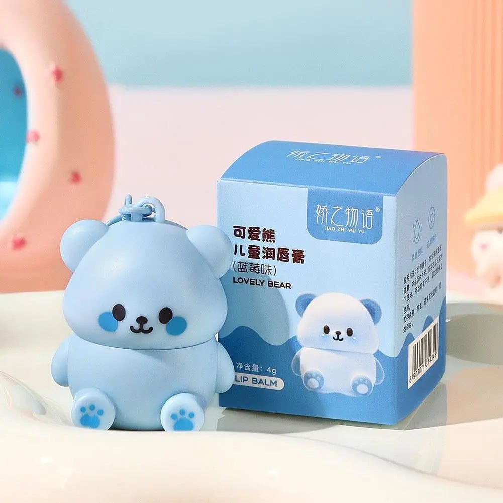 Children's Little Bear Lip Balm Moisturizing Anti-cracking Anti-peeling Baby Lip Balm Gentle Non Irritating Lip Skincare - BaBy's World