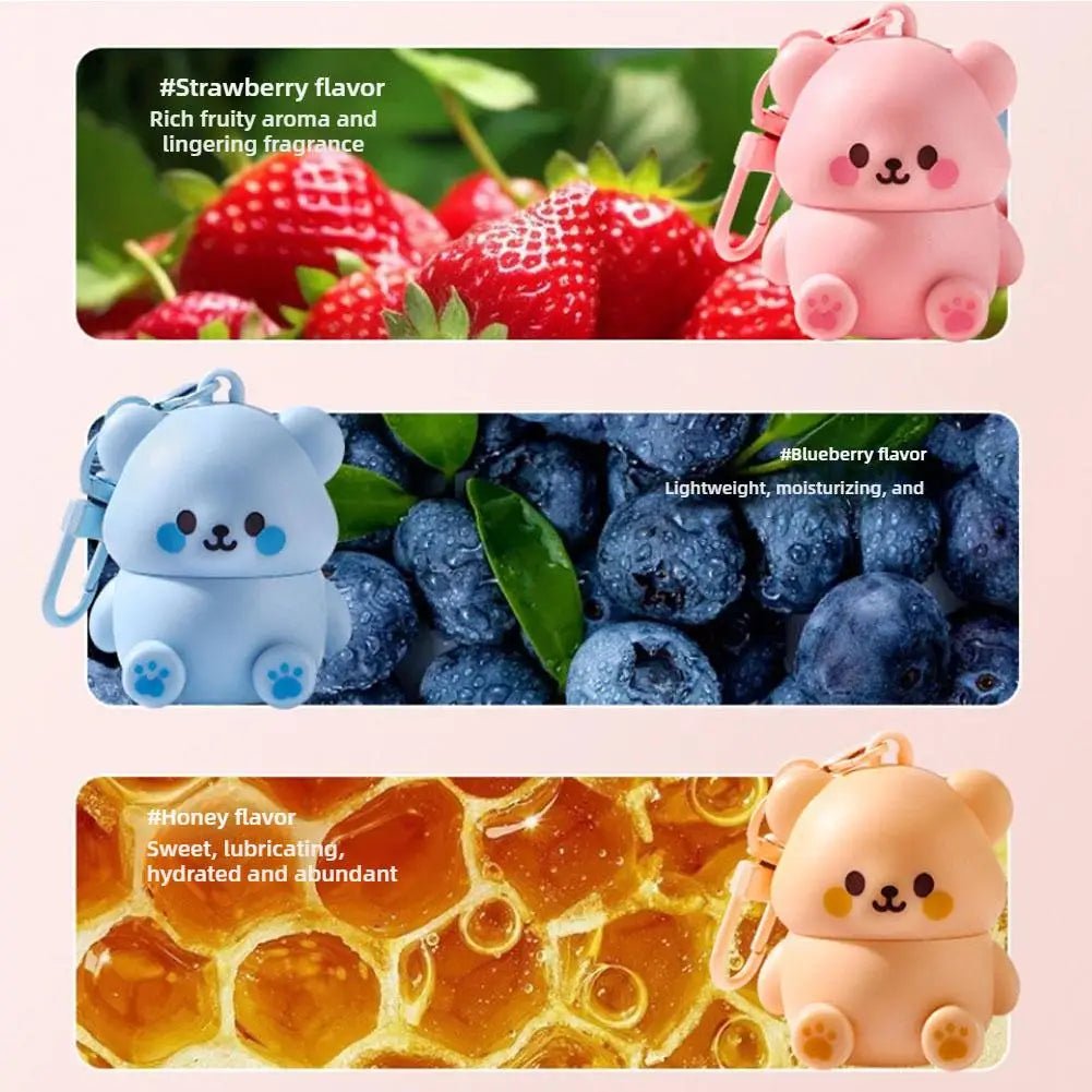 Children's Little Bear Lip Balm Moisturizing Anti-cracking Anti-peeling Baby Lip Balm Gentle Non Irritating Lip Skincare - BaBy's World