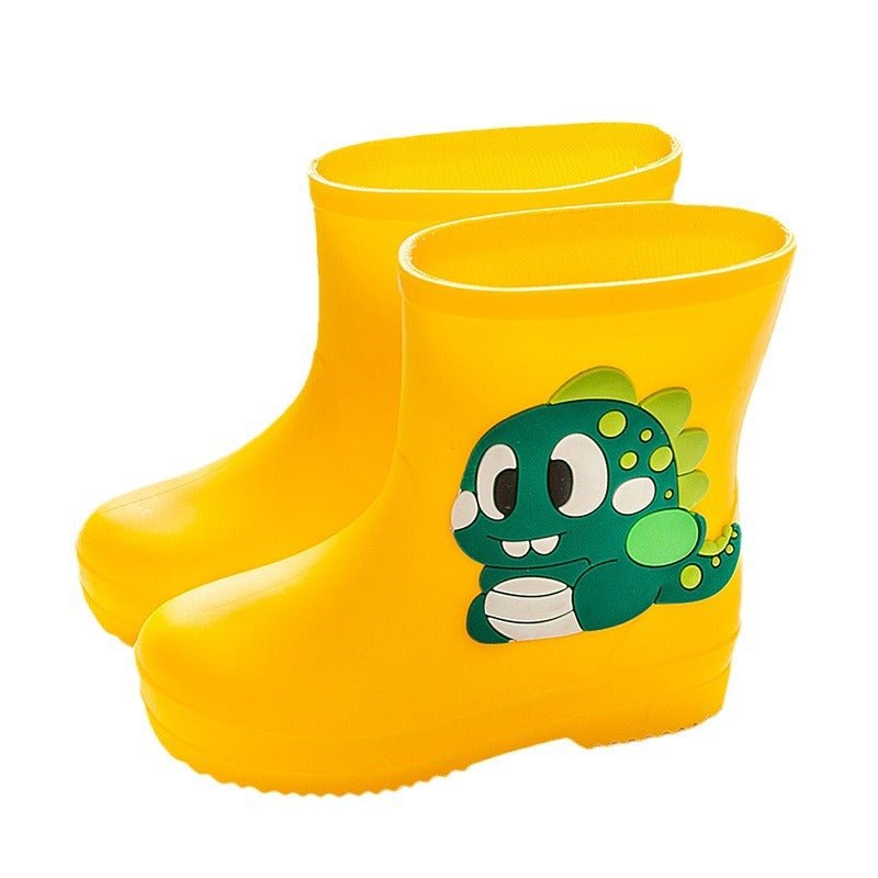 Children Rain Boots - Children's Rain Boots Cartoon Waterproof Short Tube Rain Shoes - Baby Shoe - Baby's World (view 5)