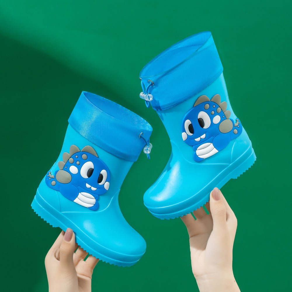 Children Rain Boots - Children's Rain Boots Cartoon Waterproof Short Tube Rain Shoes - Baby Shoe - Baby's World (view 6)