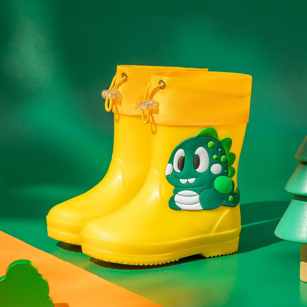Children Rain Boots - Children's Rain Boots Cartoon Waterproof Short Tube Rain Shoes - Baby Shoe - Baby's World (view 11)