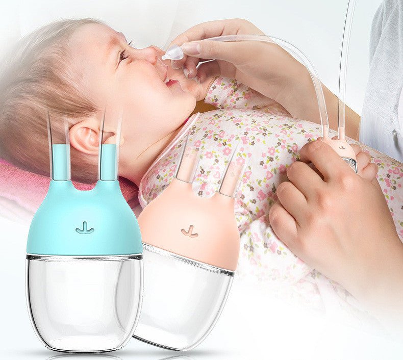 Convenient Baby Safe Nose Cleaner Vacuum Suction Nasal Mucus Runny Aspirator Inhale Baby Kids Healthy Care Stuff - BaBy's World