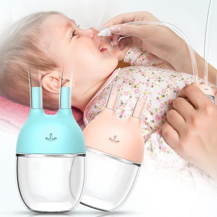 Convenient Baby Safe Nose Cleaner Vacuum Suction Nasal Mucus Runny Aspirator Inhale Baby Kids Healthy Care Stuff - BaBy's World
