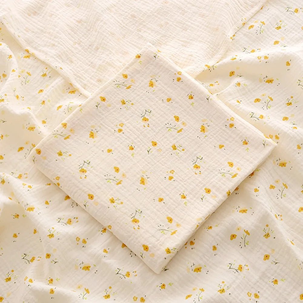 Cotton Baby Blanket Soft Breathable Cover Blanket for Infant Skin-friendly Bear Printed Nap Sleeping Rug Dormitory - BaBy's World